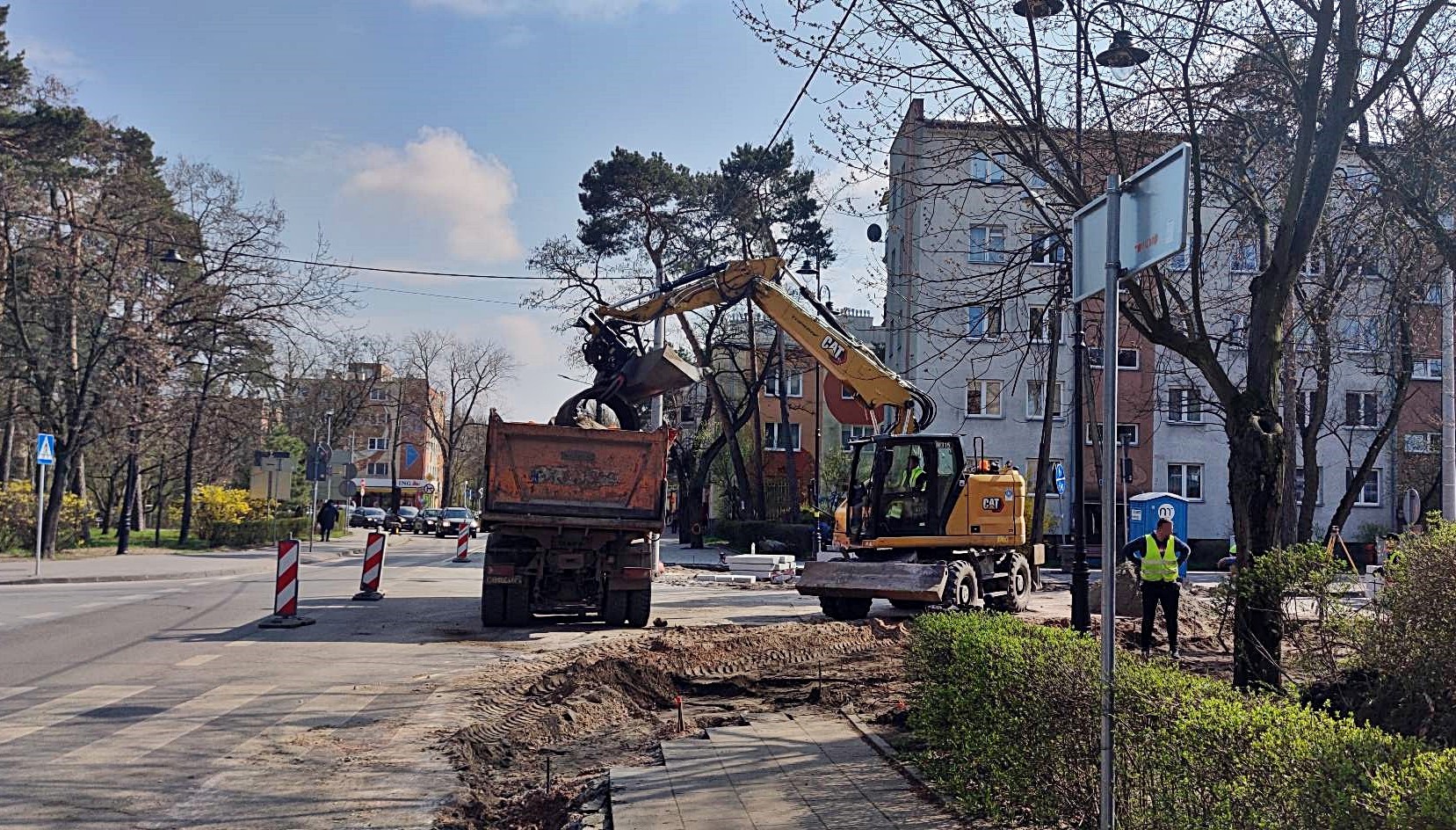 Kolejne Utrudnienia W Centrum Ruszy A Budowa Ronda Na Ul Andriollego